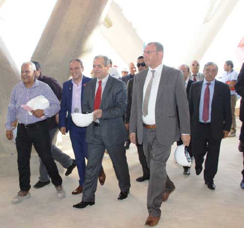 بعد قيامه بزيارة تفقدية لمشاريع قيد الإنجاز بوهران