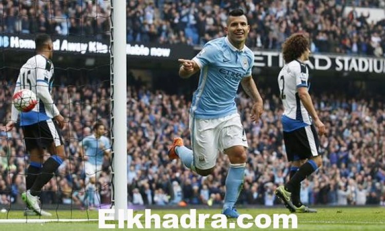أغويرو يقود مانشستر سيتي لافتراس نيوكاسل بسداسية في الدوري الانجليزي
