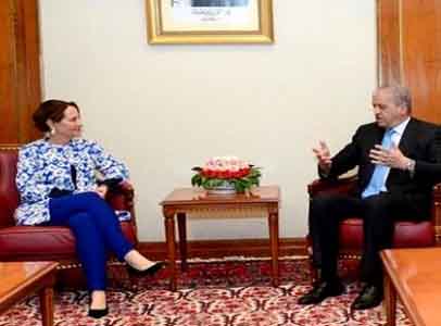Abdelmalek Sellal reçoit Ségolène Royal