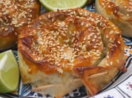 Mhanchettes croustillantes au poulet et béchamel