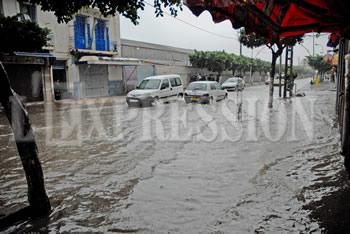 Les dégâts des premières pluies..