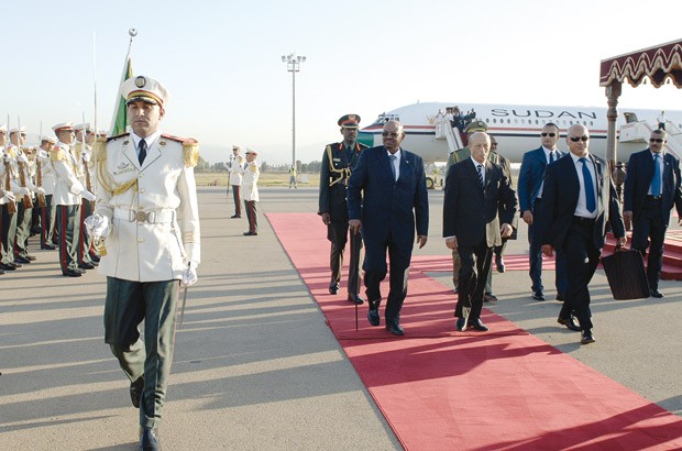 Le président soudanais depuis hier à Alger
