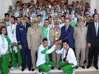 Accueil chaleureux pour la délégation algérienne