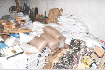 كشف مخابئ تحتوي على 700 كلغ من المواد الغذائية بعين الدفلى