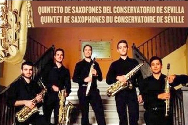 Quintet de saxophones du Conservatoire de Séville à Alger