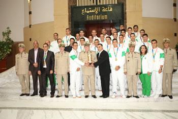 Accueil chaleureux pour la délégation algérienne