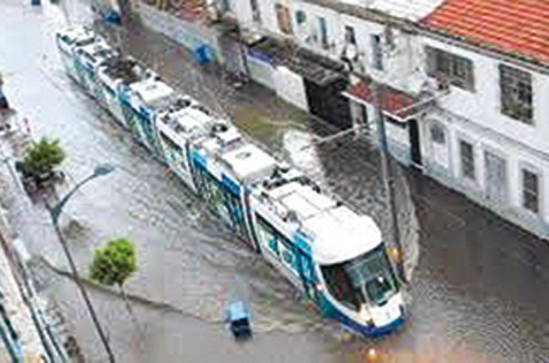 Interruption du trafic du tramway d'Alger
