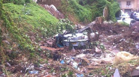 Dégâts matériels et panique générale