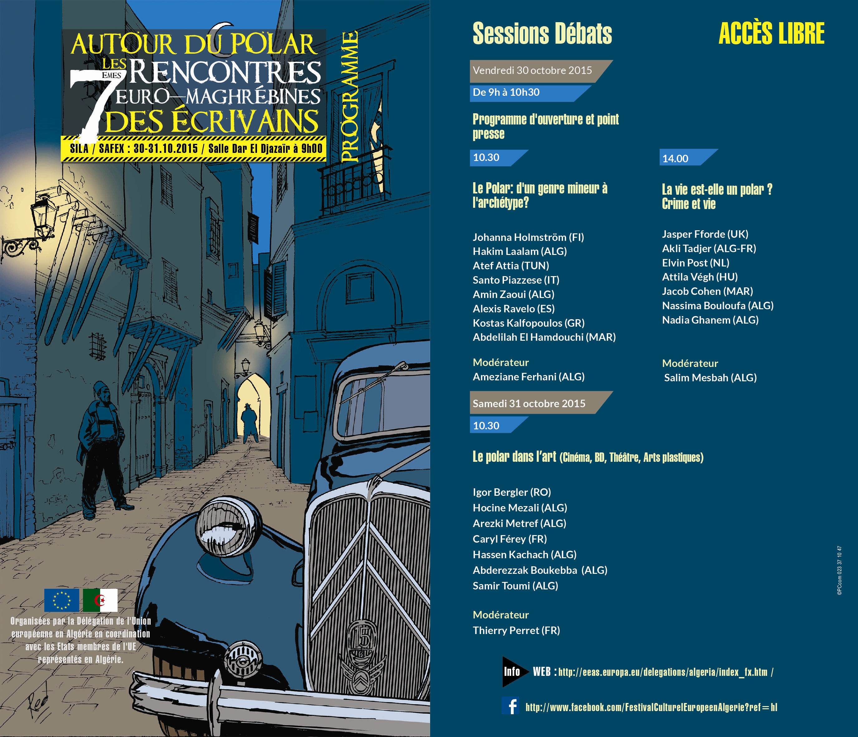 La Délégation de l'Union européenne présente au 20ème Salon international du livre d'Alger 2015     