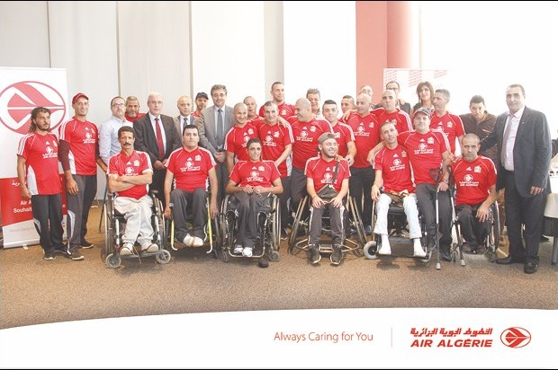 Air Algérie rend hommage à l'équipe des handicapés moteurs de l'Itihad Riadhi Boufarik