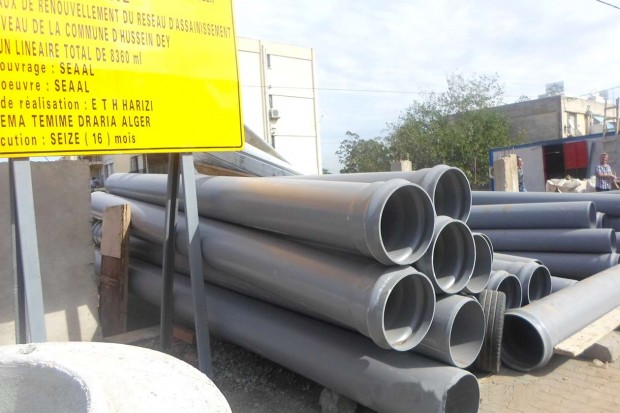 Hussein-Dey renouvelle son réseau d'assainissement