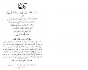 تاريخ مستغانم قديما و حديثا في كتاب سلسلة الاصول في شجرة ابناء الرسول