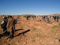 Remise des terres déminées à quatre communes