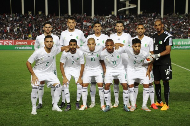 Le Onze de départ de l'Algérie face à la Tanzanie