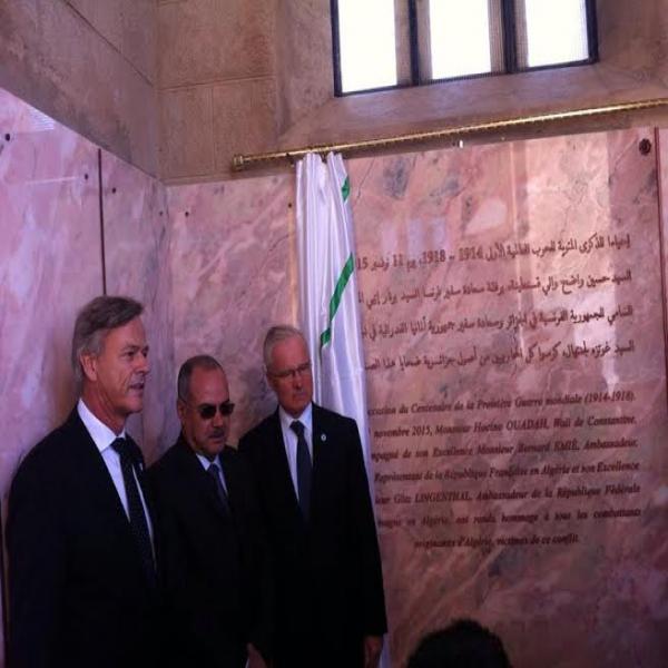Commémoration du 11 Novembre à Constantine