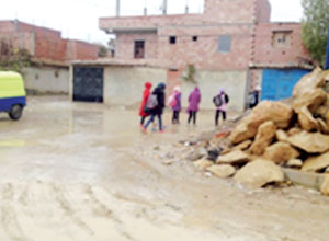 تساقط كثيف للأمطار وانخفاض في درجات الحرارة بتيارت