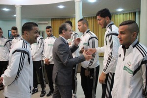 M.Ould Ali rend visite à l'EN Olympique