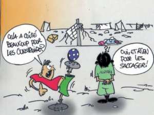 Des lieux livrés au vandalisme