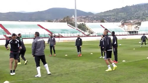 Les Verts ne se sont pas entraînés à Tchaker