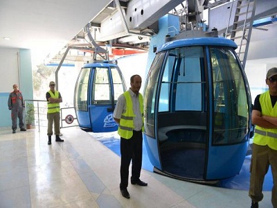 تيزي وزو.. عمال مشروع تليفيريك في إضراب