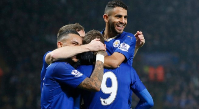 محرز و ليستر في مواجهة إيفرتون من اجل التربع على قمة الدوري الإنجليزي