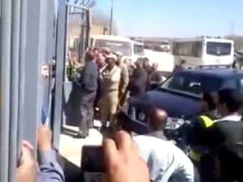 Protesta à la cimenterie de Oued Sly