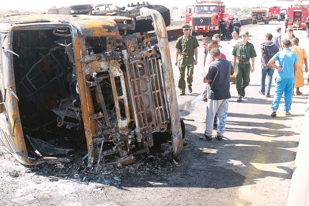 Cinq morts dans un accident de la route