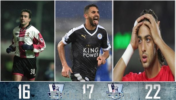 محرز أفضل ثاني هداف عربي في الدوري الإنجليزي ..ويقترب من تحطيم رقم المصري ميدو