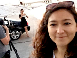 La productrice Nina Najjar au Temps d'Algérie