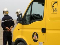 Une unité de la Protection civile en voie d'installation