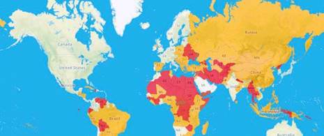 L'Algérie dans le bloc des zones hostiles