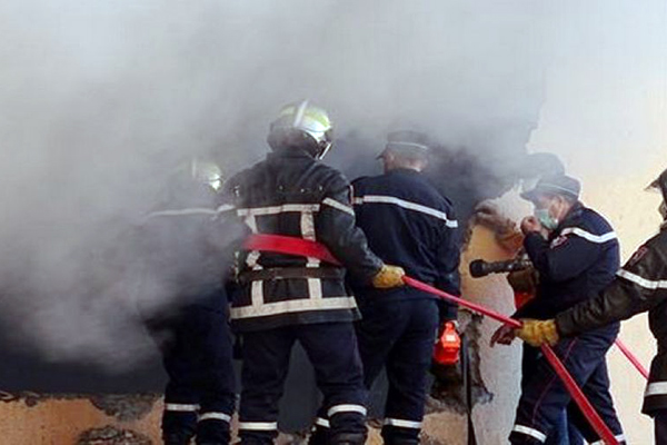 إصابة 17 شخصا في حريق بمؤسسة تعبئة قارورات الغاز بسكيكدة