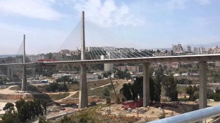 ملاحق الجسر العملاق بقسنطينة تسلم منتصف أفريل المقبل