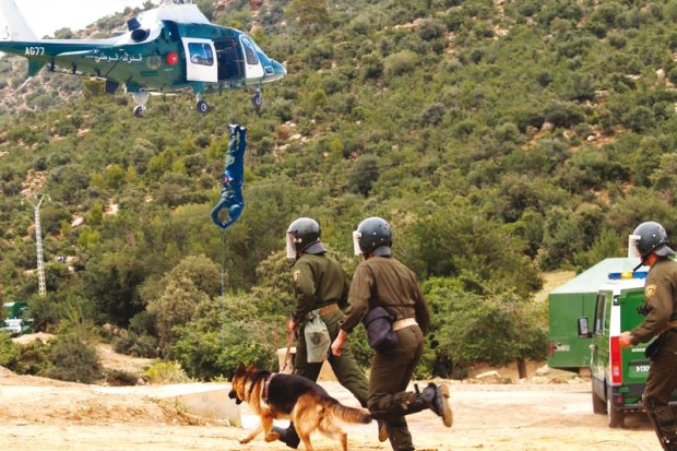 Manœuvres antiterroristes à la frontière algéro-tunisienne