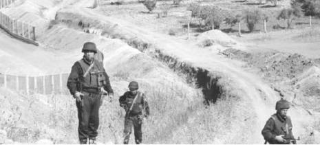 Les militaires déployés sur la frontière