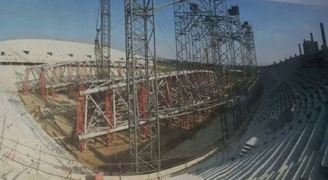 احدث الصور لملعب براقي الجديد بالعاصمة