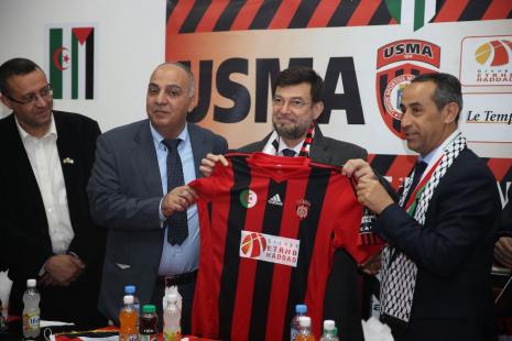 إدارة اتحاد العاصمة تخص وفد البعثة الفلسطينية بتكريم مميز