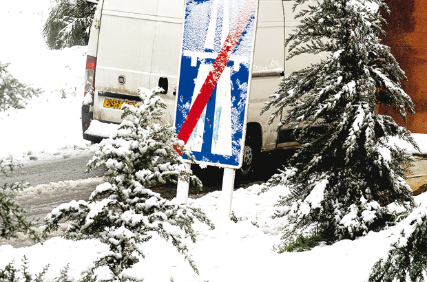 Pluie et neige en Kabylie