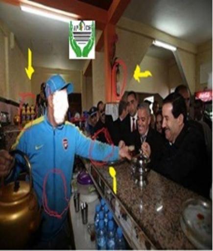 مقهى معسكر يصنع الحدث وغول لا يبالي