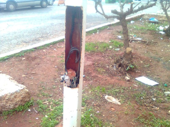 Des cités sans éclairage public