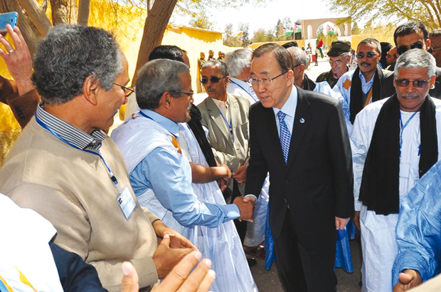 Ban Ki-Moon aujourd'hui à Alger