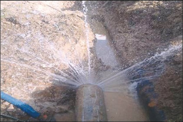 Fuites d'eau à la cité Azib-Ahmed