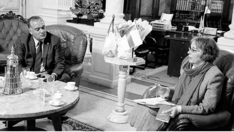 Une visite à forte connotation écologique