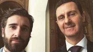 صورة  سيلفي  تفتح أبواب جهنّم على بشار الأسد