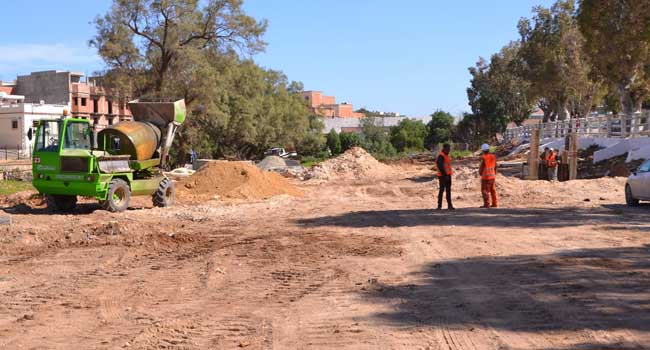 LANCEMENT DES TRAVAUX D'AMENAGEMENT DE L'OUED AIN SEFRA