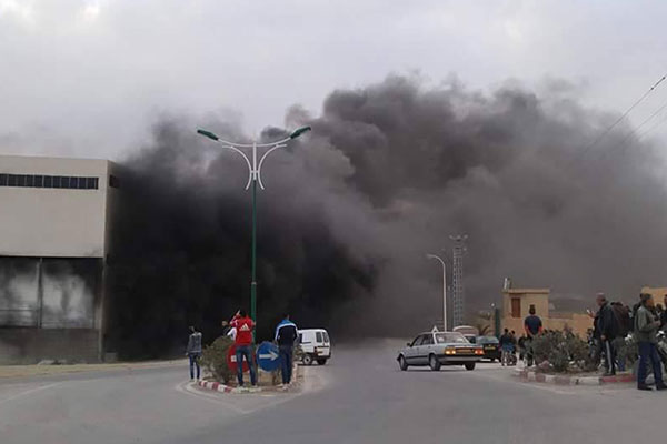 خسائر كبيرة في حريق مصنع نقاوس للعصائر بباتنة