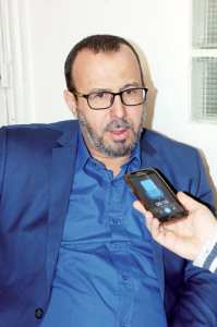 جمال بكارة الرئيس المدير العام لمجمع  إيني  سيدي بلعباس ل الجمهورية