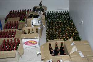 أمن الوادي يحجز ألف قارورة خمر