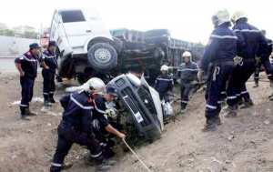 أسرة تتعرض لمأساة على طريق معسكر – تيارت