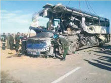 Accident de la route ce matin à Laghouat